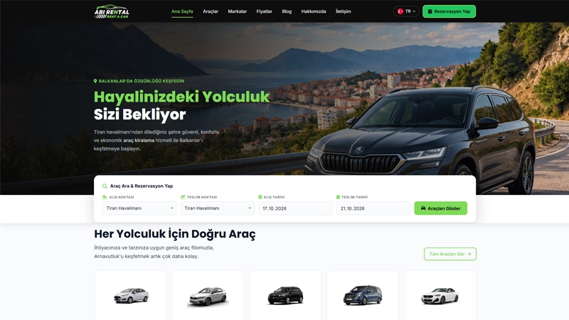 Volkswagen Passat 2026 Kiralık Araç Arnavutluk